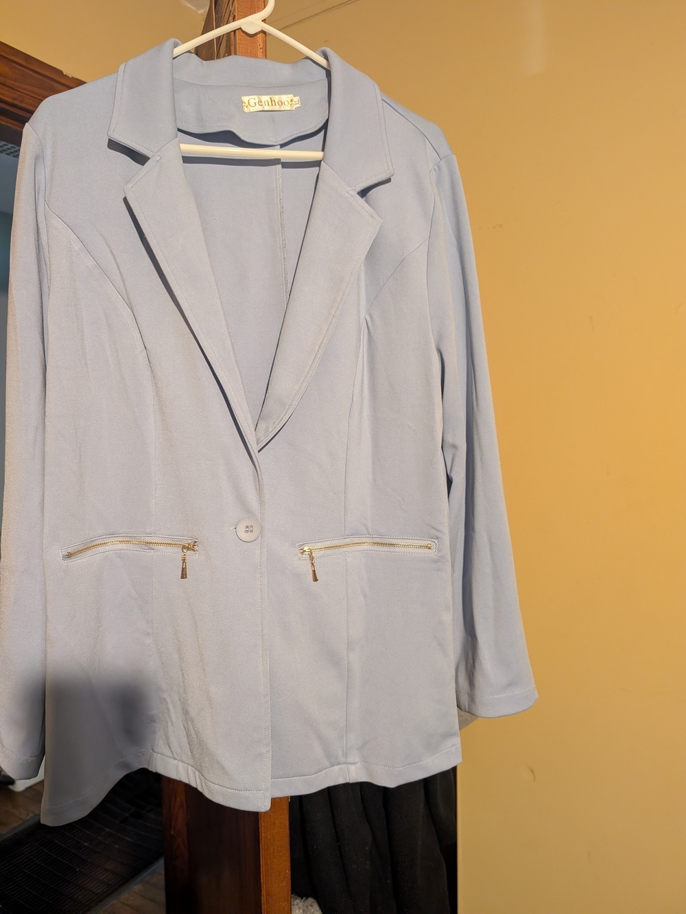Light Blue Women's Blazer Jacket